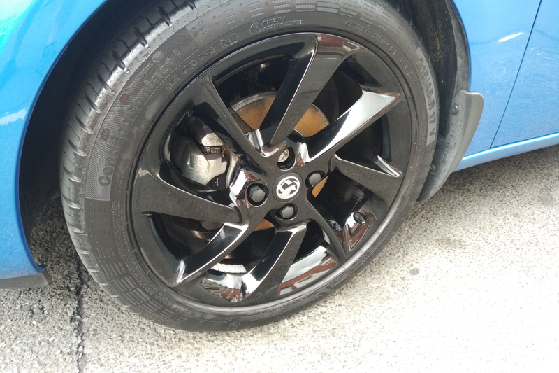 Wheel paint toched in around the lower left hand edge and on a couple of the spokes, will build up a little more paint in due course, then flatten it down and polish.